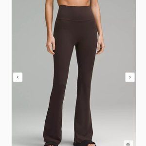 Lululemon Groove Super-High-Rise Flared Pant Nulu 32.5" Espresso